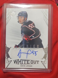 EXTREMELY RARE! SET HIT. DAVID JIRICEK - WHITE OUT ROOKIES AUTO WOR-DJ - 1:3,662