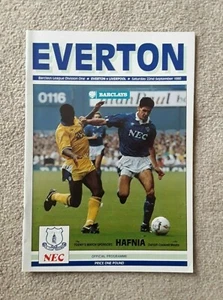 Everton v Liverpool 1990/91 Division 1 - Picture 1 of 1