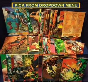 1995 DC Versus Marvel Base Trading Cards You-Pick-1 - Picture 1 of 94
