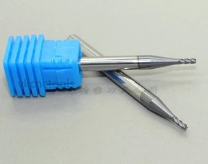 1x HRC55 4Flute Diam1.5mm*4mmSHK Metric Carbide Square Endmills Cutting Tools - Imagen 1 de 4
