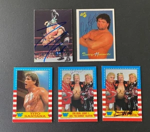 Lot of (5) signed Wrestling Cards | autogramme - Santana Valentine Horowitz ++ - Bild 1 von 1