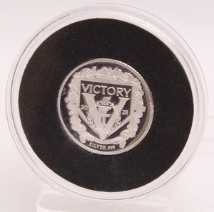 VE Day 80th Anniversary Silver Sovereign Coin - Picture 1 of 4