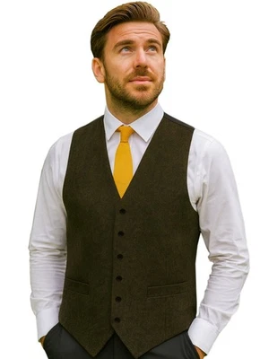 Green Flecked Tweed Waistcoat #W106/2 - Image 1 of 3
