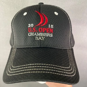 2015 US Open Chambers Bay Cap Amerika Golf Mütze schwarz verstellbar - Bild 1 von 6
