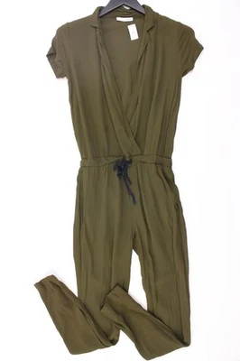 By Bar Amsterdam Langer Jumpsuit Classic Jumpsuit für Damen Gr. 32, XS olivgrün - Bild 1 von 4