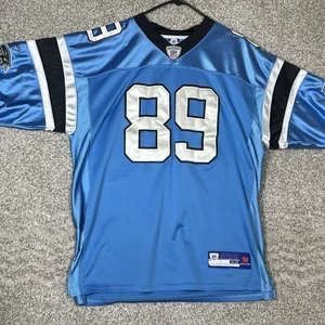 Carolina Panthers Reebok Men’s 2XL 52 Blue JSteve Smith NFL Authentic Football - Picture 1 of 9