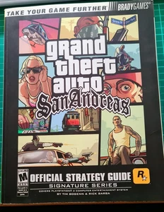 GRAND THEFT AUTO SAN ANDREAS GTA OFFICIAL STRATEGY GUIDE BY BRADYGAMES - Picture 1 of 3