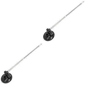 2 Pack Suction Cup Flagpole American for Car Man off Road Vehicle Bracket - Picture 1 of 12