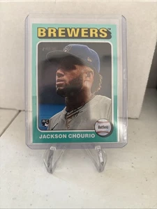 2024 Topps Heritage High Number Jackson Chourio White Border RC #632 SP - Picture 1 of 2