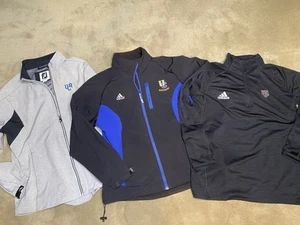 LOT Of 3 - Adidas Foot Joy UCR UC Riverside Jacket Shirt Windbreaker Womens XL - Picture 1 of 22