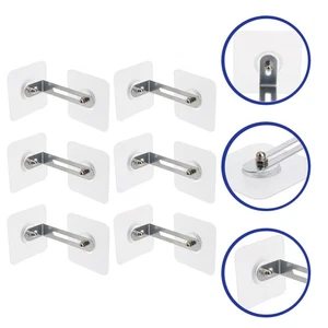 6 Piezas Anclaje Anti-caída Niño Sin Taladro Muebles Anclajes Bebé Prueba Cómoda Pared - Imagen 1 de 10