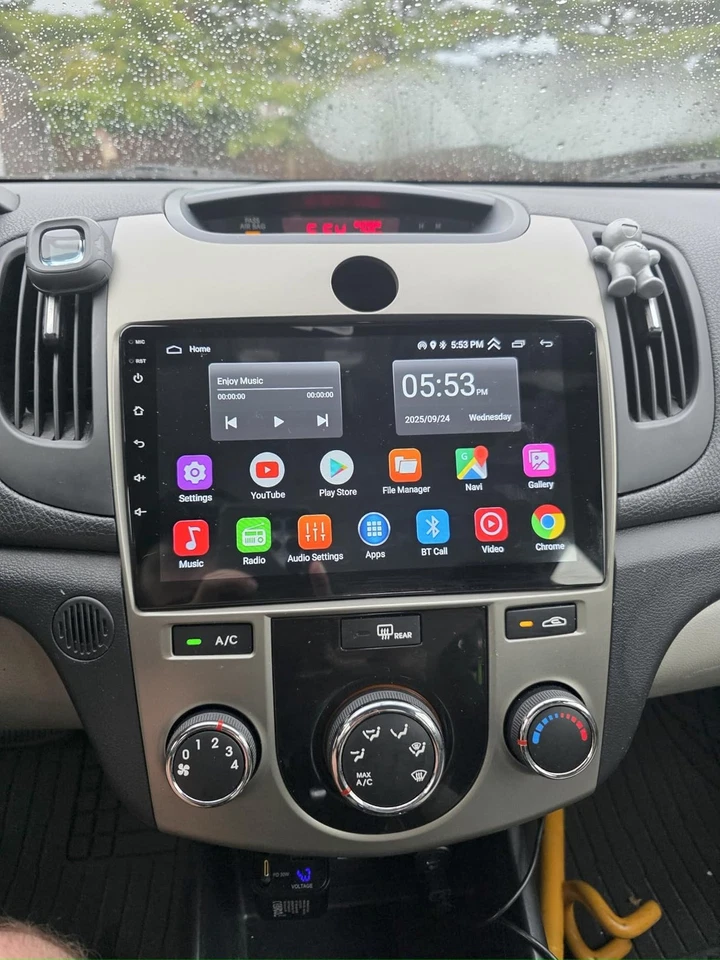 Car Stereo Radio GPS Navi WiFi For 2010-2013 Kia Forte Apple CarPlay Android 13 Foto 1 de 4