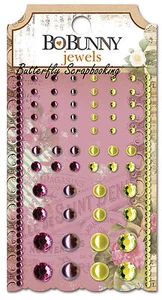 Scrapbooking Jewels Cest La Vie Pearls & Gemstones Bo Bunny BoBunny NEW - Picture 1 of 1