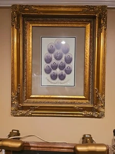 Incisione su legno di generali confederati splendidamente incorniciata - Foto 1 di 7