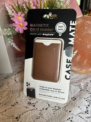 Nuevo En Caja Estuche Mate Billetera Portatarjetas Funciona con MagSafe Compatible iPhone Foto 1 de 4