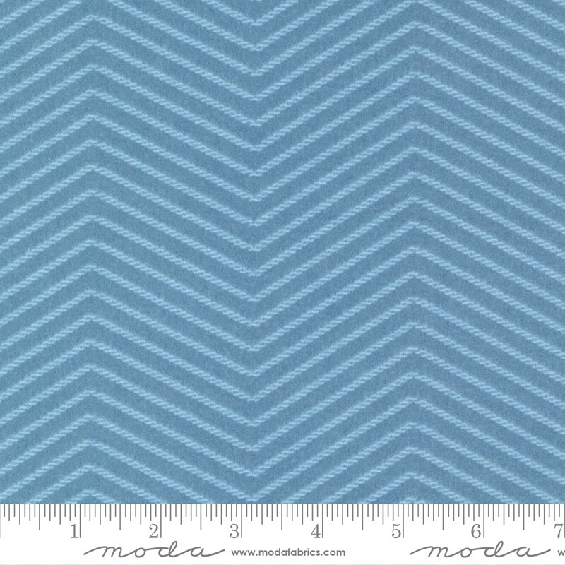 Lakeside Gatherings Flannel Zig Zag Lake Primitive Gatherings Moda 1/2 Yard - Image 1 of 1