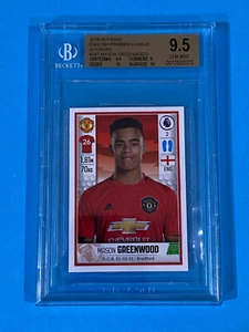 2019-20 Mason Greenwood Rookie Sticker Panini Premier League BGS 9.5 Gem Mint - Bild 1 von 1