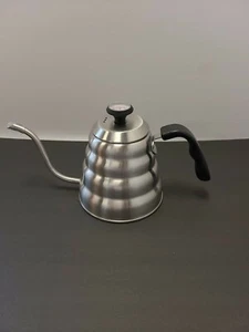 1L Stainless Steel Pour Over Tea Coffee Kettle Hand Drip Pot w/ Thermometer - Picture 1 of 8