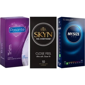 Small Preservativi Value Pack (32 preservativi) Skyn sensazione di chiusura, MySize 47 mm, finitura Pasante - Foto 1 di 6