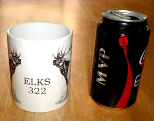 [ BPOE ] SAN LUIS OBISPO, CA. ELKS LODGE #322, Ceramic Coffee Cup, #1970's yrs. - Picture 1 of 10