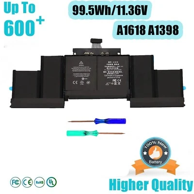 Batería A1494 para Apple MacBook Pro 15" Retina A1398 finales de 2013 mediados de 2014 EE. UU. NUEVA Foto 1 de 4