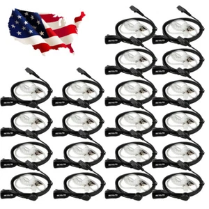 20*Retevis Mic PTT Headset for RT22 H777Plus Baofeng UV-5R UV82 Kenwood 2Pin - Zdjęcie 1 z 8