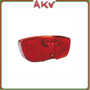 FANALE POSTERIORE A BATTERIA 105x50x30mm CON 3 LED ROSSI - Picture 1 of 3