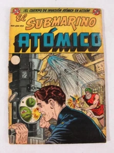 RARO Cómic El Submarino Atomico #6, 1955 en español, 2.0 Bueno - Imagen 1 de 9