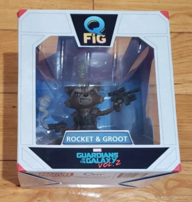 Q Fig Rocket & Groot Marvel Guardianes de la Galaxia Vol. 2, nuevo IOB 2016 Foto 1 de 4