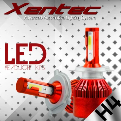 Kit de conversión de faros CREE LED 488W 48800LM H4 HB2 9003 bombillas de haz H/L 6000K Foto 1 de 4