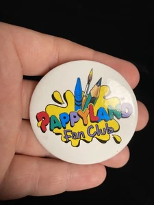 Spilla Pappyland Fan Club Pulsante Retro TV Arte Bambini Spettacolo Anni 90 Nostalgia PBS TLC - Foto 1 di 3