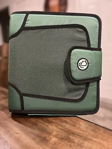 Case-it Open Tab Binder 3” O-Ring File Folder S-816 Tab Expanding File Green - Picture 1 of 8