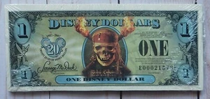 Disneyland Disney Dollari SIGILLATI Confezione da 25 Serie E PIRATI DEI CARAIBI - Foto 1 di 2