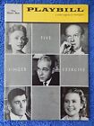 Five Finger Exercise - Music Box Theatre Playbill - November 30Th, 1959 - Tandy