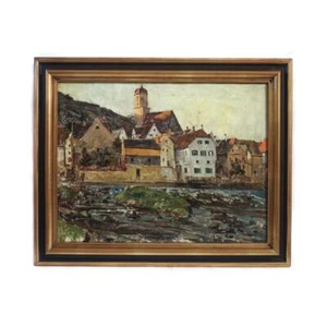 Ölgemälde*Signiert ◆ Franz Guillery ◆ Stadtlandschaft ◆ Gemälde ◆ 1862 - 1933 ◆ - Picture 1 of 3