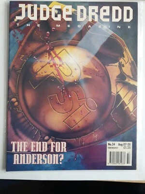 Judge Dredd Megazine #34 Issue Comic Book 2000AD 1993 Rare Vol 2 UK  Nm Free P&P - Image 1 of 3