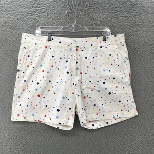 Caribbean Joe & Company Chino Shorts Womens 16 (actual 39x4.5) White High Rise - Picture 1 of 12