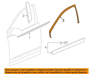 GM OEM 10-16 SRX Front Door Exterior Trim-Reveal Molding 20943557 - Picture 1 of 2