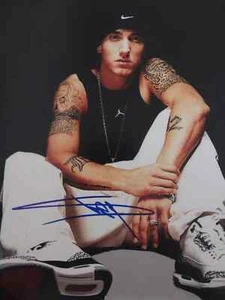 EMINEM RAP SIGNED PHOTO AUTOGRAPH ORIGINAL SIGNATURE POSTER 8X10 REPRINT - Picture 1 of 3