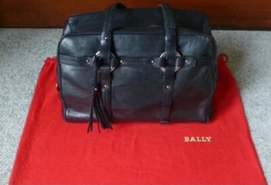 Genuine BALLY Black Leather tote Hand Bag. With Dust Bag. - Picture 1 of 10