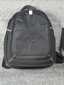 Hewlett Packard Laptop Backpack HP Black Heavy Padded Tech Gear Organizer - Picture 1 of 15