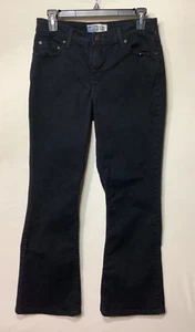 Girl's SIZE 8 Short Bootcut Jeans LEVI Signature Black - Picture 1 of 11