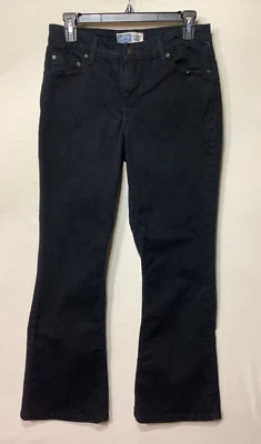 Девочка размер 8 короткие джинсы LEVI подпись черный - Изображение 1 из 4