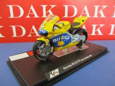 Die cast 1/24 Modellino Moto GP Honda RC211V Max Biaggi 2004 - Immagine 1 di 4