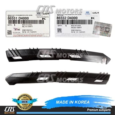 ✅GENUINE✅ Front Bumper Brackets LEFT & RIGHT for 2016-2020 Kia Optima 86552D4000 Foto 1 de 4
