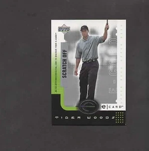 2001 Upper Deck Golf Digital eCard #E-TW TIGER WOODS *Rookie Card* (Unscratched) - Bild 1 von 2