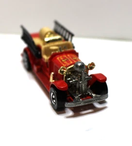 Vintage 1980 Mattel Hot Wheels Old Number 5 Red Fire Engine Truck Diecast - Picture 1 of 7