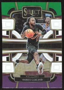 2026G 2023-24 Panini Select #50 Darius Garland Green White Purple Prizms - Picture 1 of 2