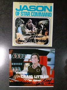 Foto autógrafa firmada a mano de Craig Littler como Jason 2 S- JASON STAR COMMAND - Imagen 1 de 5