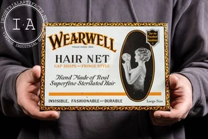 Wearwell Haarnetz Blechschild - Bild 1 von 6